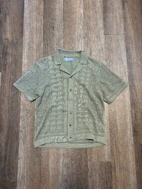 Free Planet Knit Camp Collar Shirt